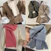 Qiandongge Scarf Women'S Winter Korean Versatile Student Couple Knitted Warm Scarf Factory Direct Sales