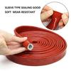 1M Silicone Coated Insulation Heat Shielded Fiberglass Fireproof Sleeveing Automotive Hose Lines