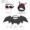 Halloween Pet Costume Set With Horns Wings Necklace Cats Dogs Small Animals