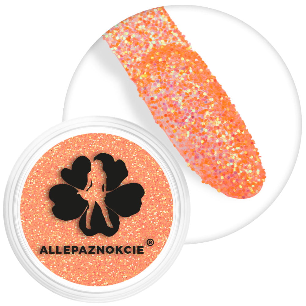 Pyłek Do Paznokci Shine Neon Allepaznokcie Orange 2 G Nr 08