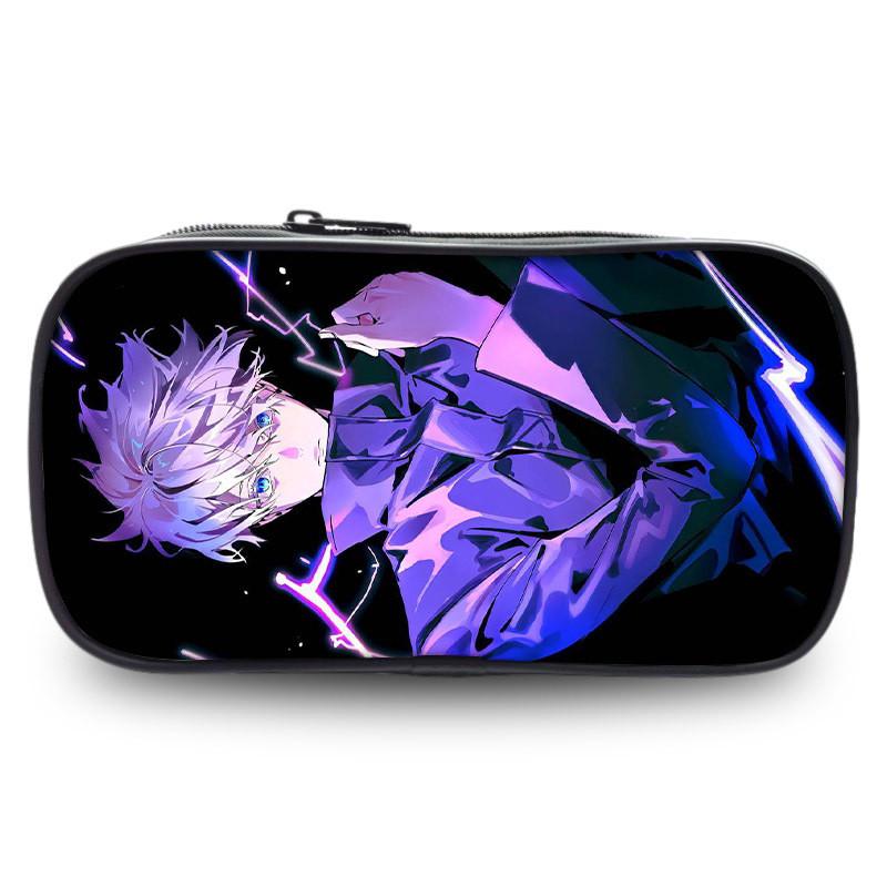 Пенал Jujutsu Kaisen большой вместимости, прочная ткань Оксфорд, аниме-держатель для канцелярских товаров