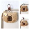 PP Cotton Capybara Plush Keychain Collection Kapibala Backpack Pendant Capibala Plush Doll  Unisex