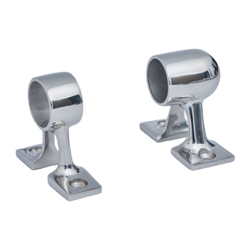 Stainless Steel Marine Handrail Bracket 90° Railing Part Secure Boat Hand Rail Fitting  Ship
