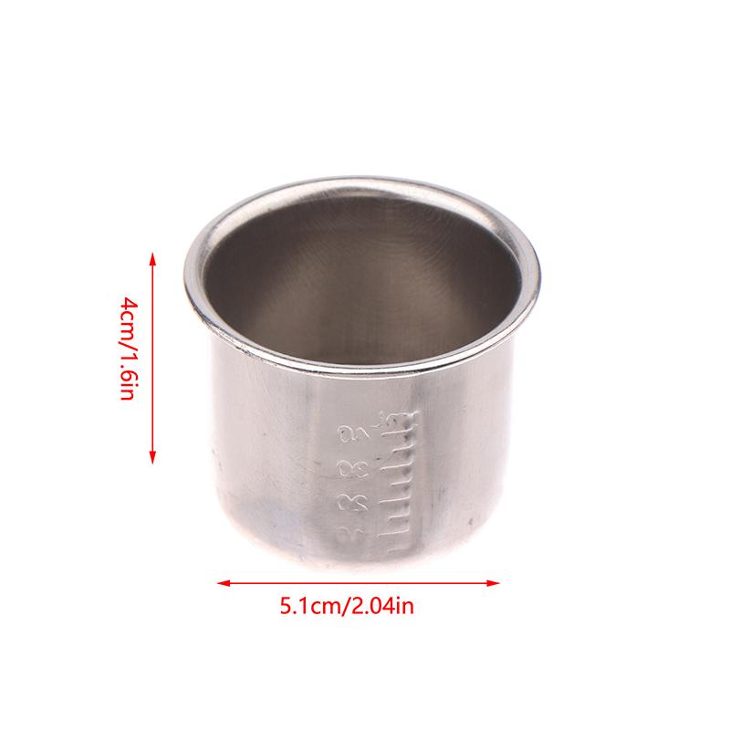 Медицинская нержавеющая сталь мерный стаканчик для лекарств со шкалой 40 мл маленькая медицинская кружка стоматологические инструменты