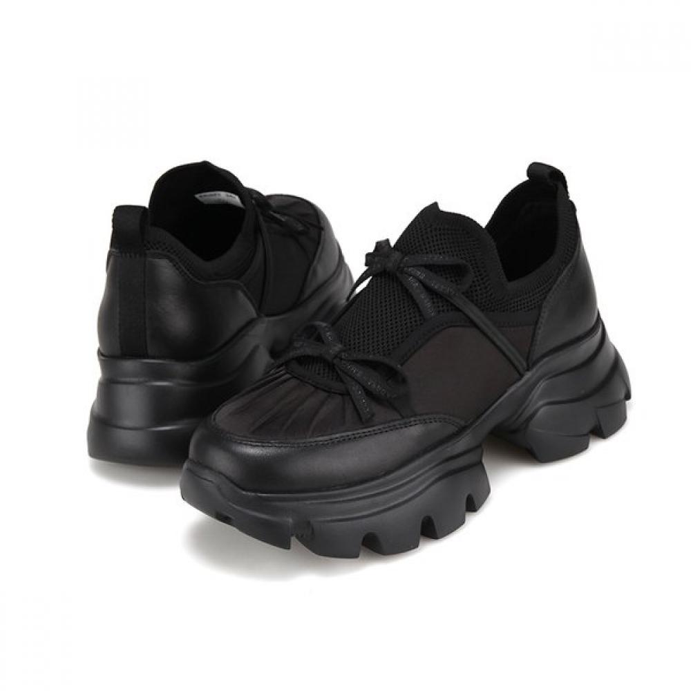 Barbara Women Mesh Span Sneakers Black Bbi603bk