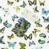 40pcs Colorful Butterfly Wings Stickers Epoxy Resin Fillings Plant Sticker for DIY Silicone Mold Filler Nail Art Crafts Decor