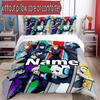 3pcs Duvet Cover Set (1*Duvet Cover + 2*Pillowcase, Without Core), Custom Name Jujutsu Kaisen Pattern Bedding Set, Home Bedroom Decor Gift