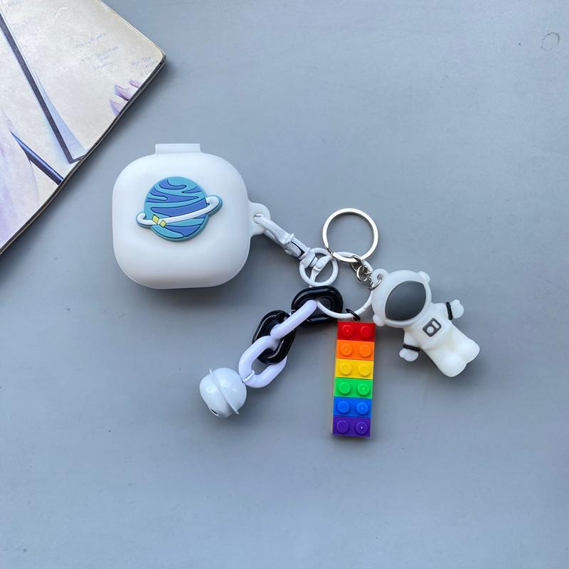 Применимый чехол для беспроводных Bluetooth-наушников Samsung Galaxy buds1/1pro, мультяшный чехол-планета из мягкого силикона
