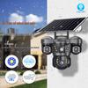 Triple Lens 360° Panoramic HD Solar Camera with WiFi/4G Connectivity