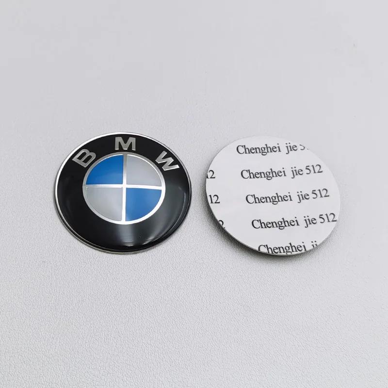 Наклейка с логотипом эмблемы значка на руль автомобиля 45 мм для BMW E46 E39 E90 E36 E91 E62 E87 E53 F15 F16 F20 F30 X1 X3 X5 M3 M5