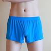 Soutong Loose Men Underpants Comfortable Ice Silk Stretchable Comfort Boxer Brief for Home