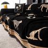 Chenille Sofa Towel Leopard Animal Anti Cat Scratch Furniture Protector Bedspread Sofa Towel Full Cover Blanket Sofa Towel Cloth