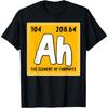 Ах Элемент Сюрприза Смешная Футболка Периодическая Таблица Элементов