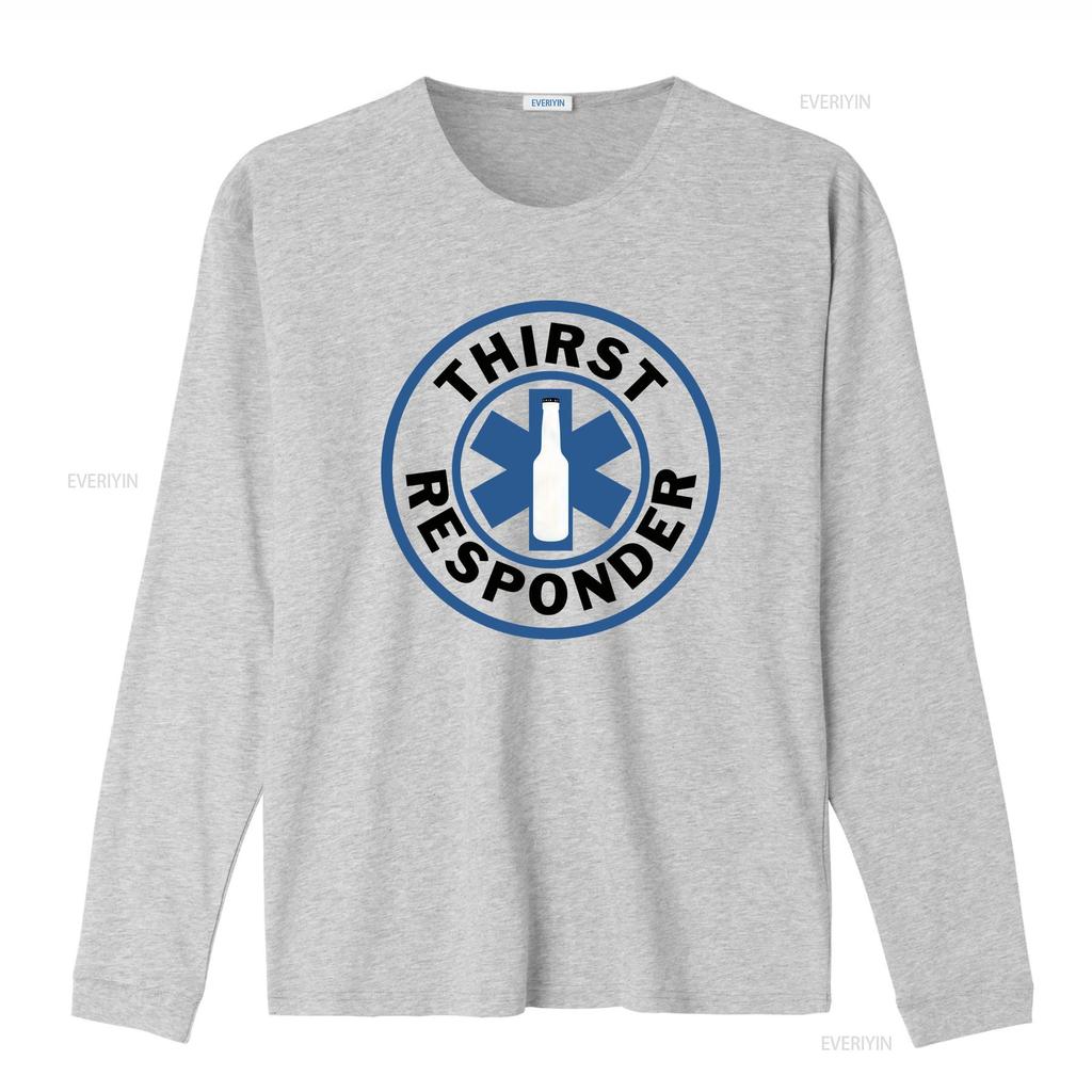 Thirst Responder Bartender T Shirt gift for dad mom Funny vintage Washed Unisex Top For Everyday Wear Breathable streetwear