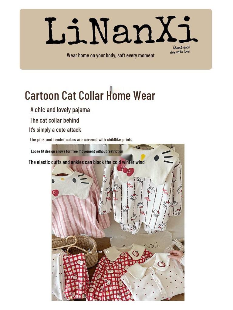 88277 Девочки Велюровый Пижамный Комплект - Новая Осень/Зима 2025 Домашняя Одежда для Детей