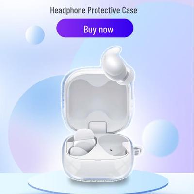 Прозрачный силиконовый защитный чехол для наушников Sony LinkBuds Fit