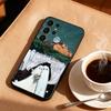 O-Живопись маслом C-Милый G-Призраки Прекрасный чехол для телефона для Samsung S26, S25, 24, 23, 22, 30, 21, 10, 9, Ultra, Plus, Lite, Черный Мягкий чехол