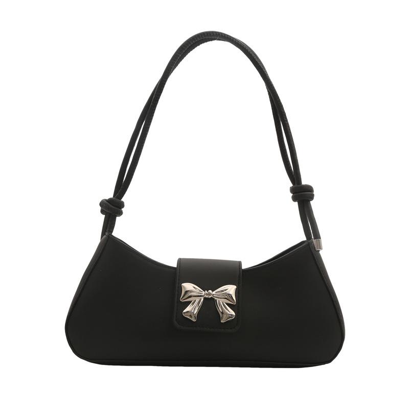 Bags Women'S Bags Fashion Small Square Bags Small Fresh Bows Handbags Niche Versatile Shoulder Bags Underarm Bags