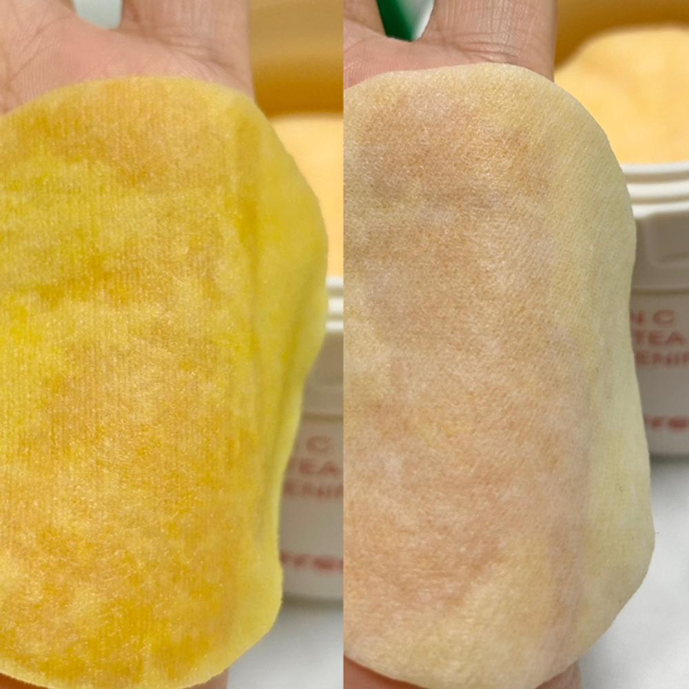 10pack_[INNISFREE] Vitamin C Green Tea Enzyme Brightening Pad (1 Pack / 2 Pads) Sample