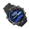 Running Swimming Sports Smart Watch 1.28in IPS TFT Compass Barometer Smart Waterproof Men Watch Black