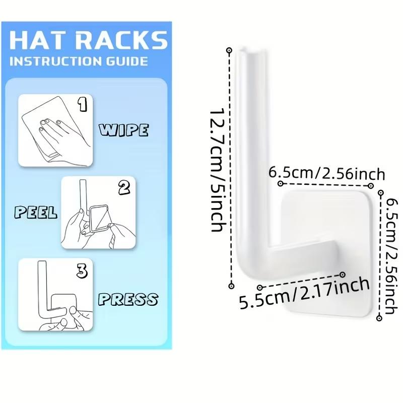 Multifunctional Hat Hook Rack Toilet Paper Holder Wall Mount Hook Punch-Free Kitchen Board Pot Lid Rack Utility Hooks