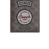 Coach Кошелек для карт с монограммой из искусственной кожи Мужские аксессуары Серый Медный CCF34-QBGRM