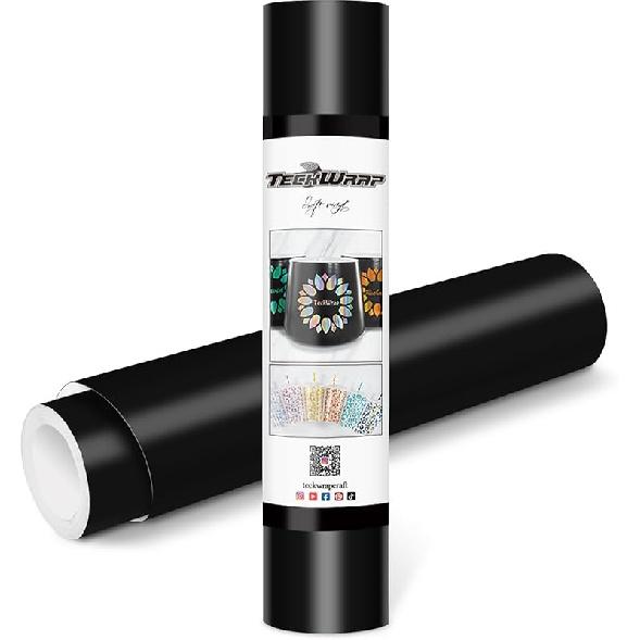 TECKWRAP Permanent Adhesive Vinyl 12" x 10ft, Matte Cobalt Blue