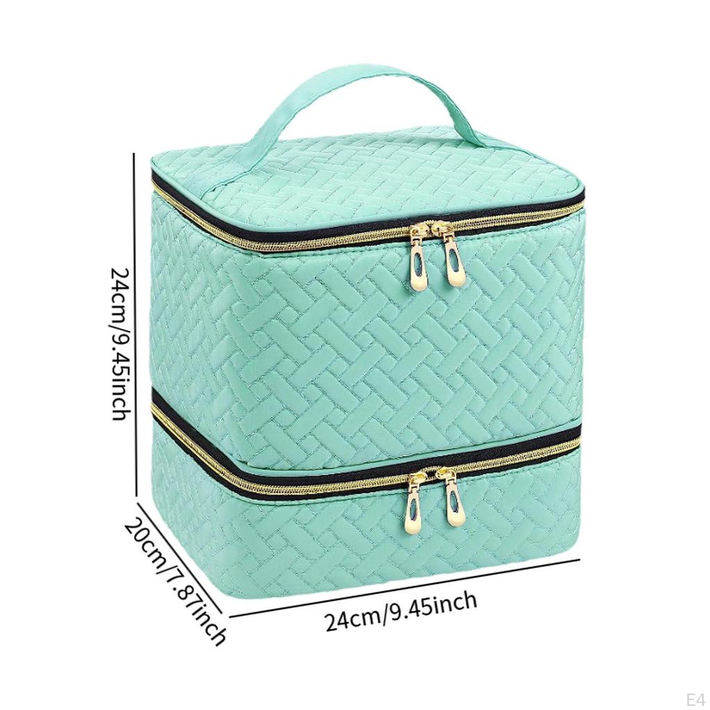 Органайзер для лака для ногтей, сумка из искусственной кожи, дорожный чехол-держатель