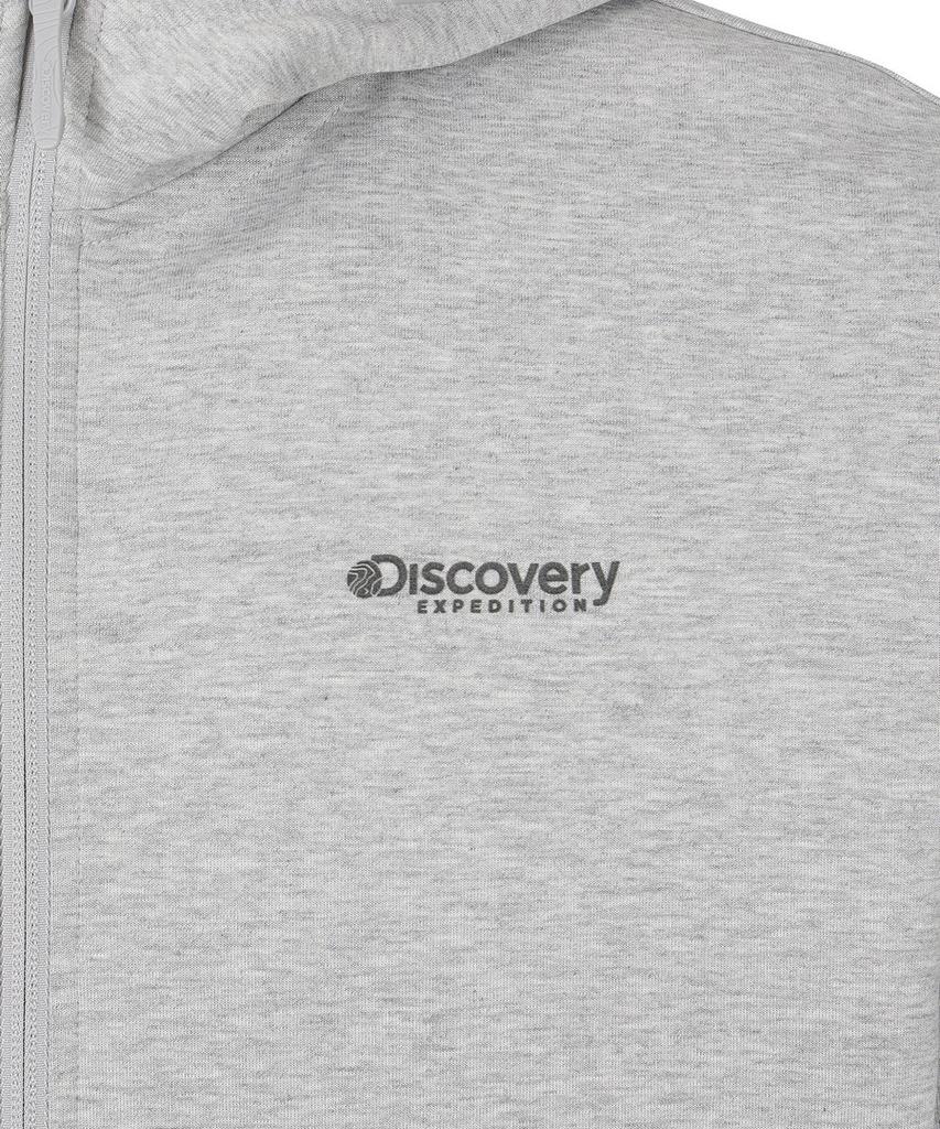 Мужская технологичная тренировочная куртка с капюшоном Discovery Expedition (M/Серый)