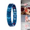 Ikuinen Magnetic Bracelet Male Blue Stainless Steel Magnetic Bracelets for Men Chain Jewelry Waterproof
