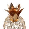 Metal Fruit Figurine Artificial Crystal Pear Ornament Gold Crystal Pear Ornament  Living Room