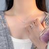 Милое, изысканное, необычное ожерелье «Любовь», дизайн в стиле женского меньшинства, усовершенствованная ключичная цепочка