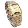 Casio Часы кварцевые CASIO ANA-DIGI Vintage Series AQ-230GA-9DMQ Unisex Dual Time Gold Overseas Model