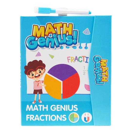 1 Set Magnetic Fraction Demonstration Book Fraction Learning Magnetic Tiles Circles Educational Fraction Puzzle Teaching Aid Math Manipulatives