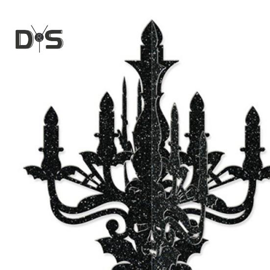 6 шт. Картонные украшения для стола на Хэллоуин, праздничная атмосфера, реквизит для вечеринки на Хэллоуин, домашний декор