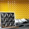 3D Wall Panel Mold for Gypsum, Plaster or Concrete Tile for Decorative Wall Panels 'Triangles'