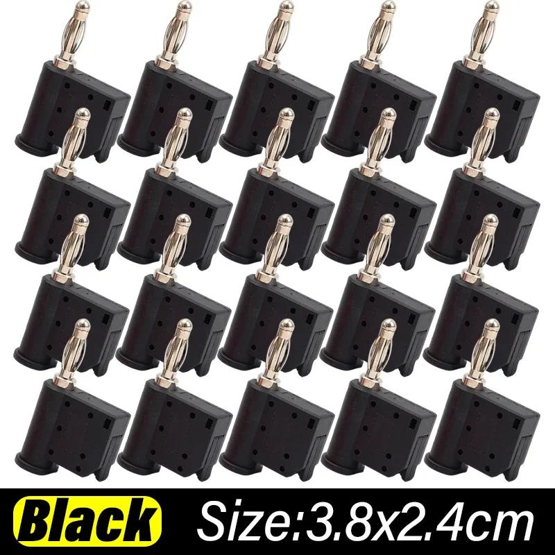 Быстроразъемные клеммы типа «банан» без пайки для аудиоразъема, музыкального динамика, быстрого подключения, позолоченные медные аксессуары, оптом