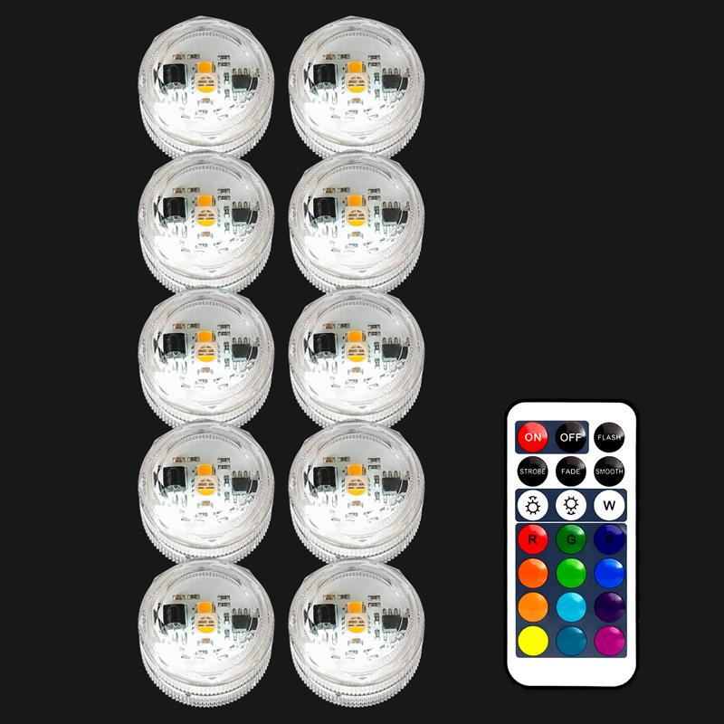 Водонепроницаемый светодиодный светильник-свеча с ручкой для аквариумов - Цветной подводный светильник для украшения микроландшафта