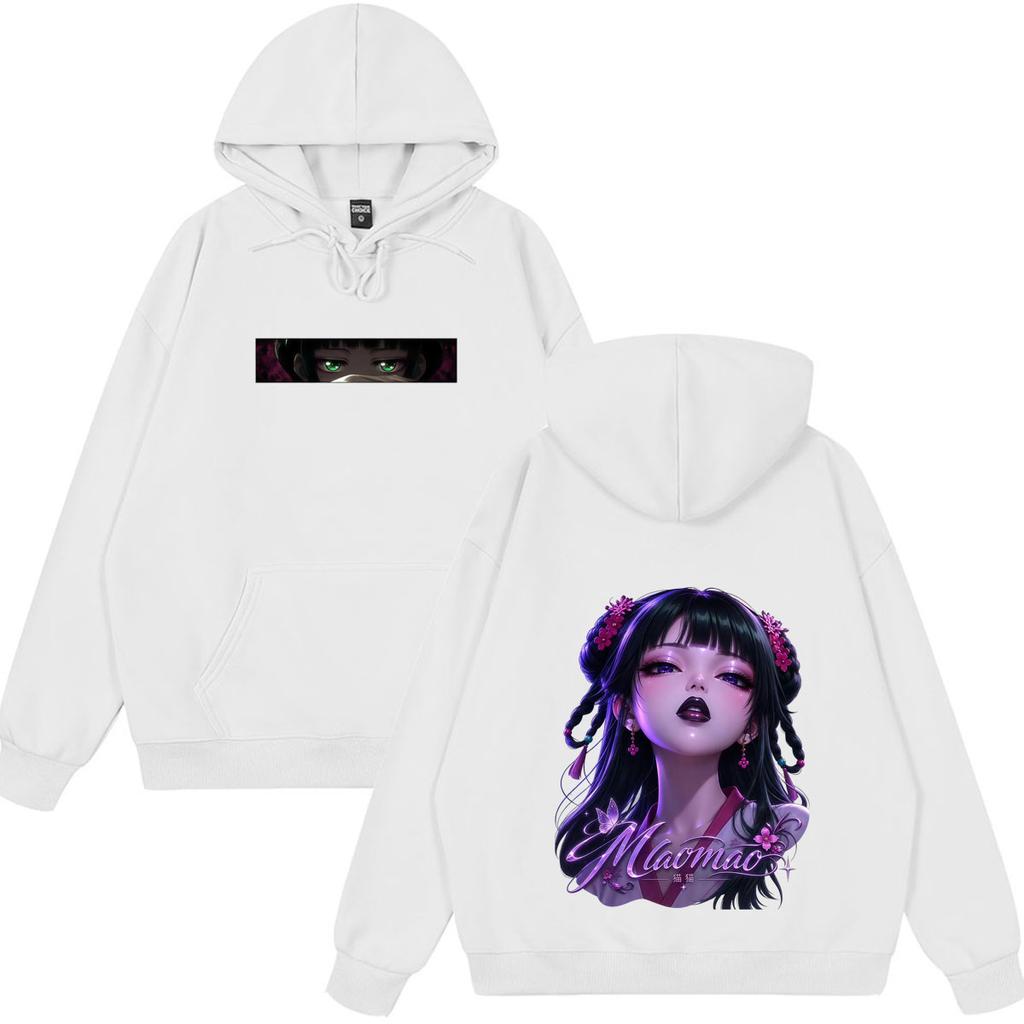 Anime The Apothecary Diaries Print Hoodie Unisex Aesthetic Trend Pullover Long Sleeves Casual Hip-hop Vintage Sweatshirts