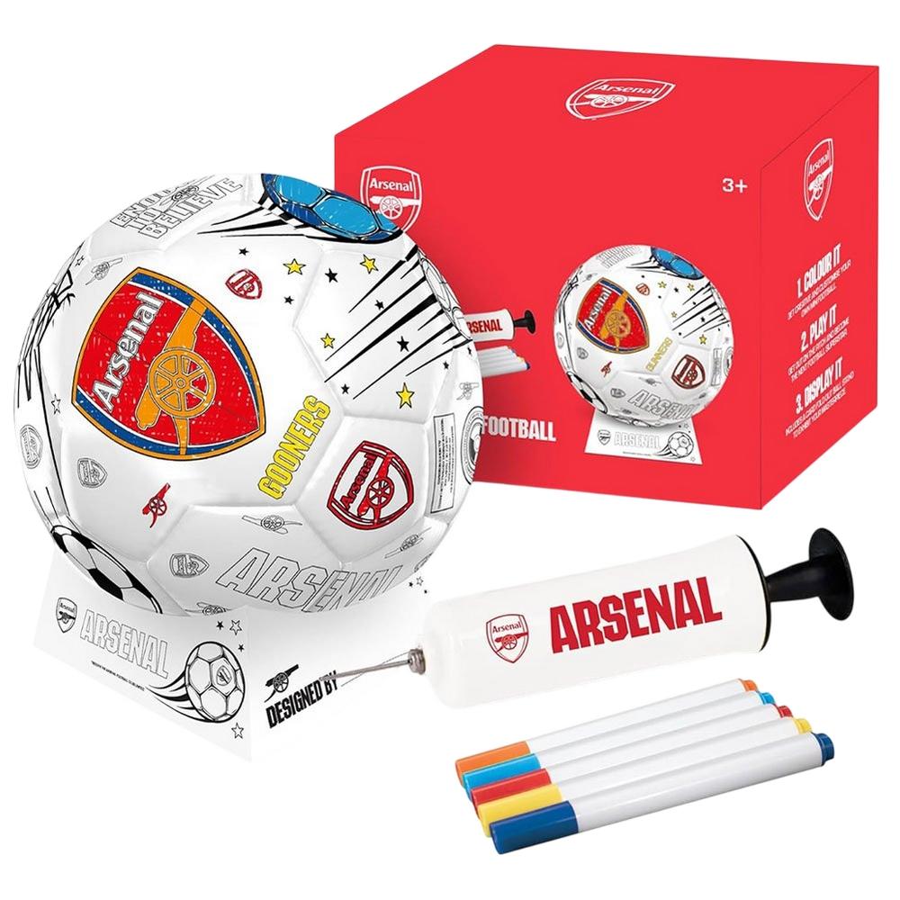 Arsenal FC Colour In Mini Football Set
