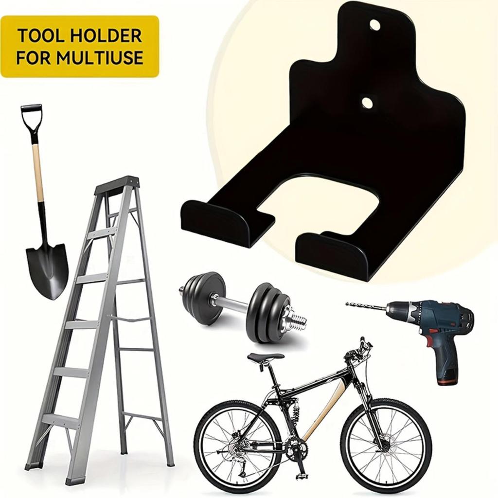 Trimmer Shelf Garage Organizer Garage Storage Hanger Wall-Mounted Lawn Mower Rack Depot Organization for Sturdy Workshop