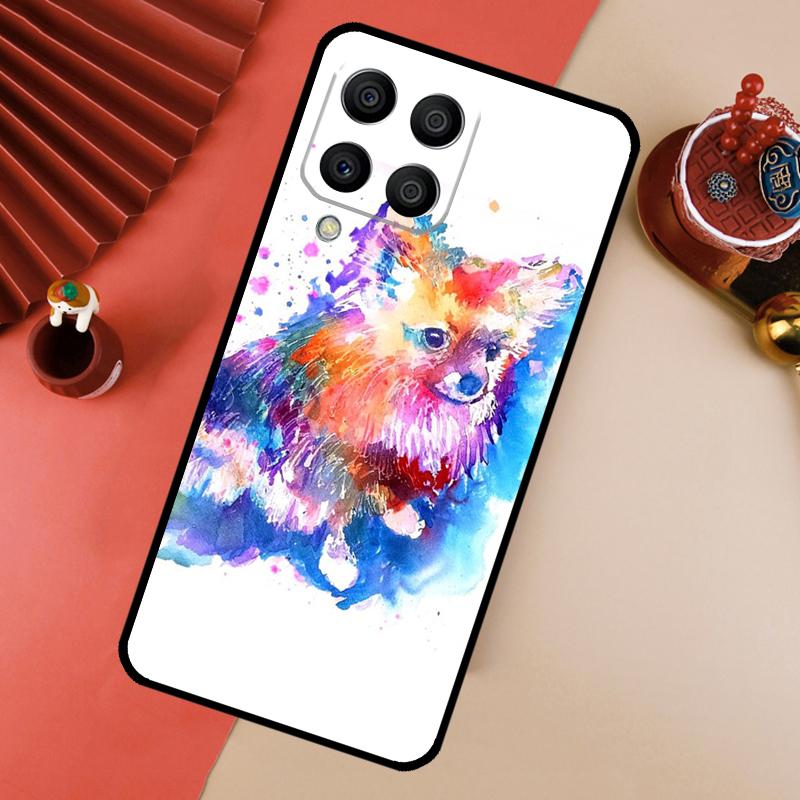 Pomeranian Dog For Samsung Galaxy M32 M16 M06 M12 M55 M15 M35 M14 M34 M54 M11 M21 M31 M13 M33 M53 M52 Case
