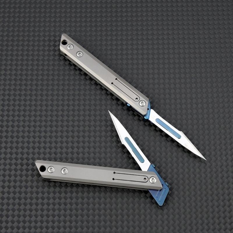 Миниатюрный ремесленный резак Многофункциональный съемный складной резак с 10 шт. сменных головок для рукодельных художественных проектов