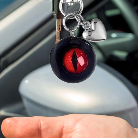 Готический Ужас Брелок Шар-глаз Подвеска Ручная работа Смола Брелок Вдохновленный Хэллоуином Брелок Аксессуары для рюкзака