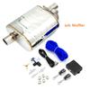 2"/2.5"/3'' Inch Slant Outlet Tip Inlet Weld On Single Exhaust Muffler With Remote Controller Switch/Dump Valve Exhaust Cutout