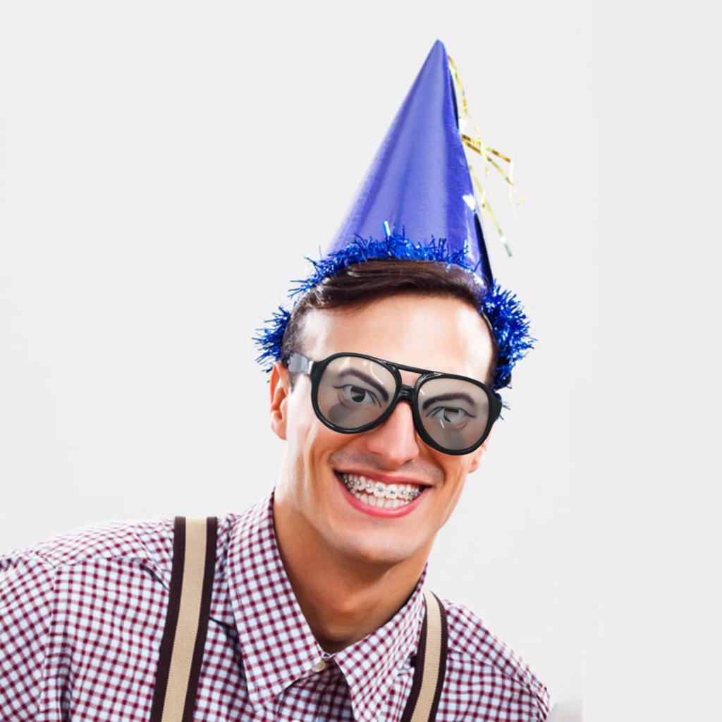 Funny Cosplay Glasses Halloween Novelty Eyeglasses Eyewear Decorative Photography Dress Up Themed Props for Party Decoration