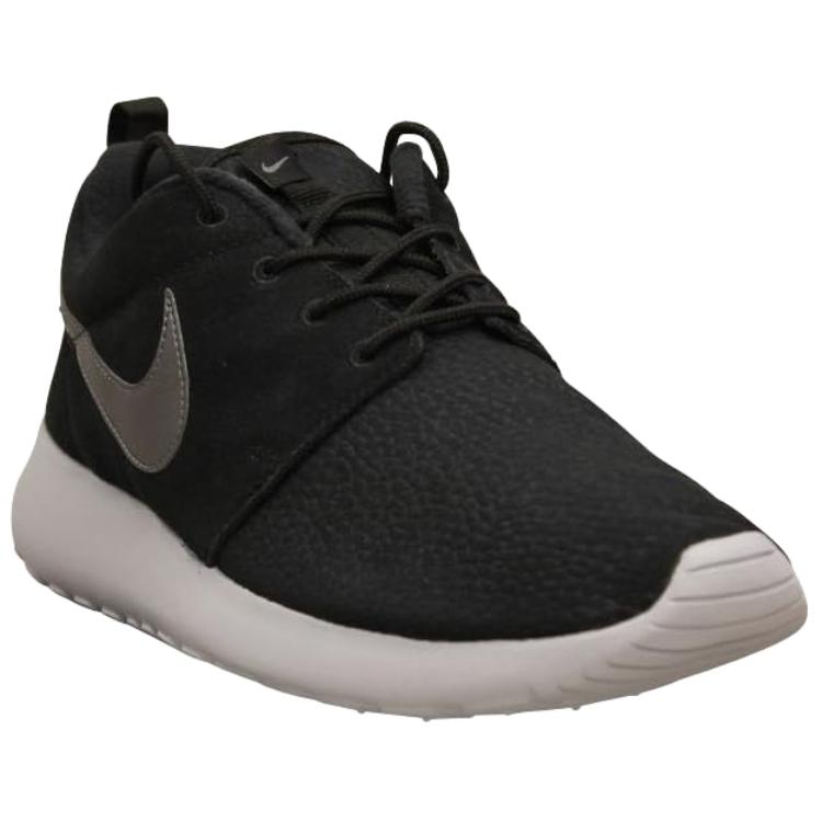 Nike Roshe One Кожаные, Замшевые Дышащие Низкие Беговые Кроссовки Мужские Черные 685280-001