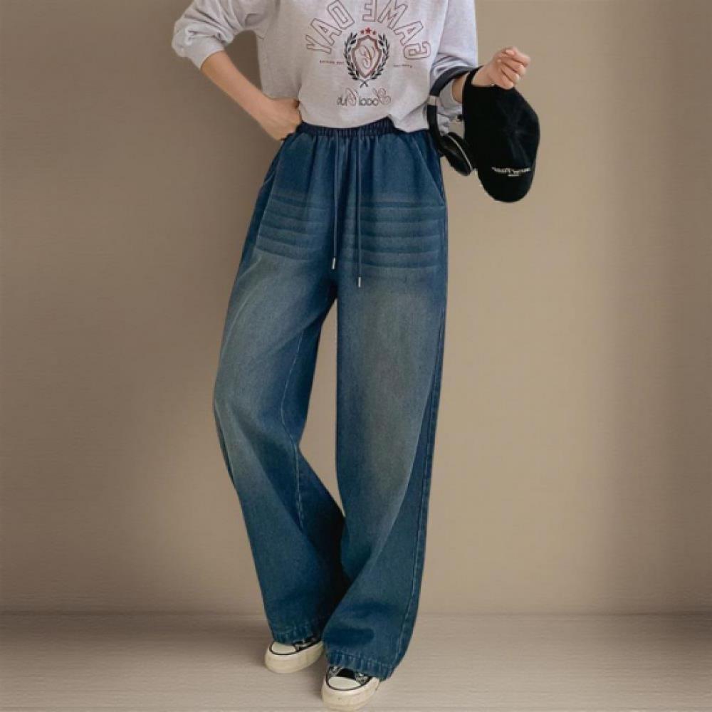 New ArrivalS Open Run Women S looSe Fit Cotton Denim pantS waShing Style