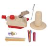 Yarn Winder Easy Installation Simple Operation Light Weight Small Buckle Plastic Needle Yarn Ball Winder Set