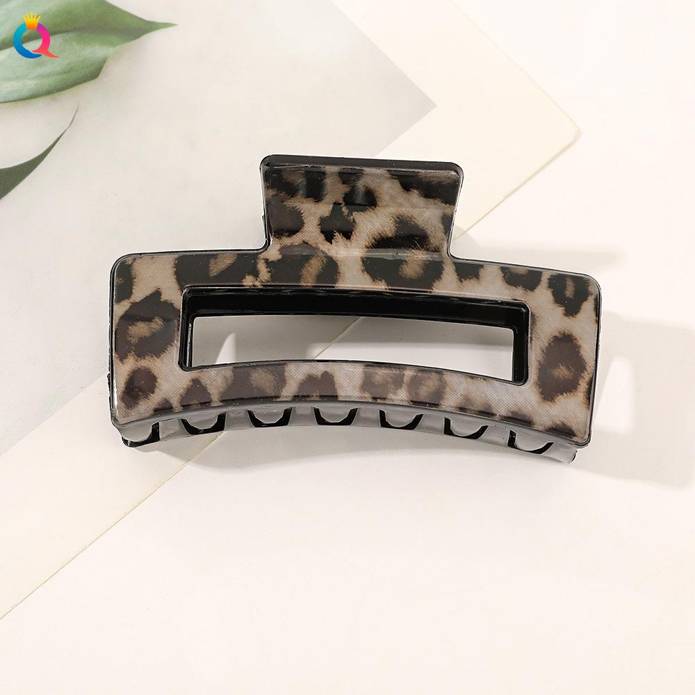 Printed Hair Clip Shark Clip Leopard Clip Large Summer Clip Hair Accessories